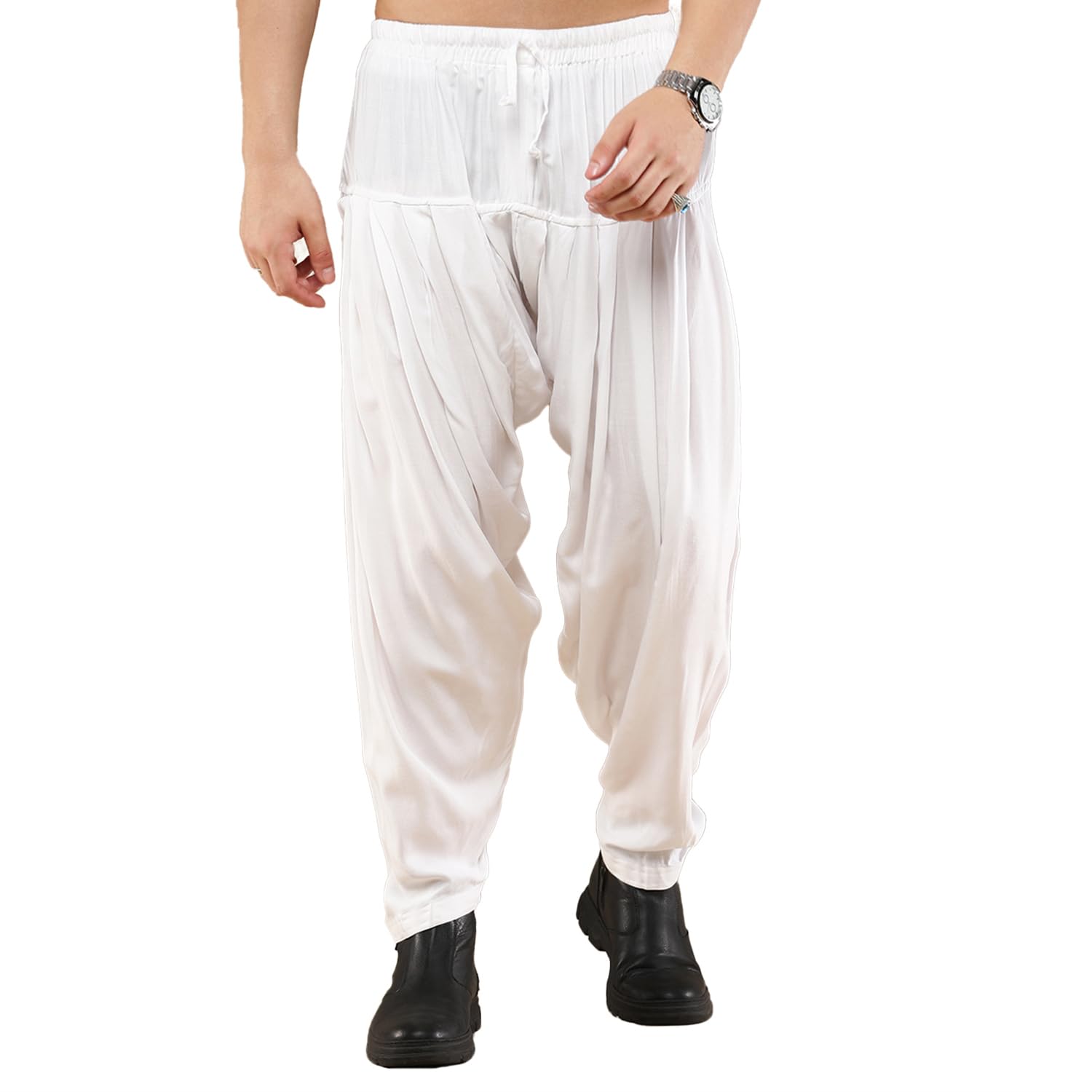 sanwara Men's Fusion Wear Rayon Patiala Salwar-picture-25