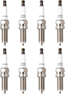 PK8 TORCH LDK8RTIP Iridium Platinum Spark Plug - Replace for BOSCH YR5NI332S, CHAMPION RER6WYPB, DENSO GX8-1 SXU22HDR8