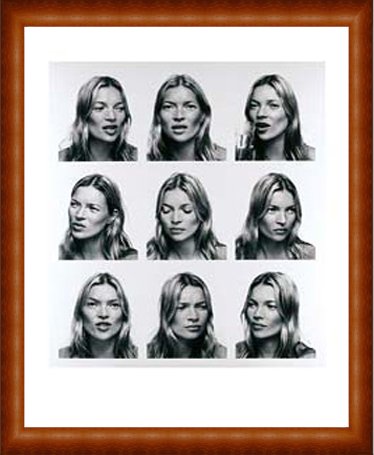 Amazon.co.jp: ポスター コリン デイ Kate Moss （ケイトモス） 額装品 
