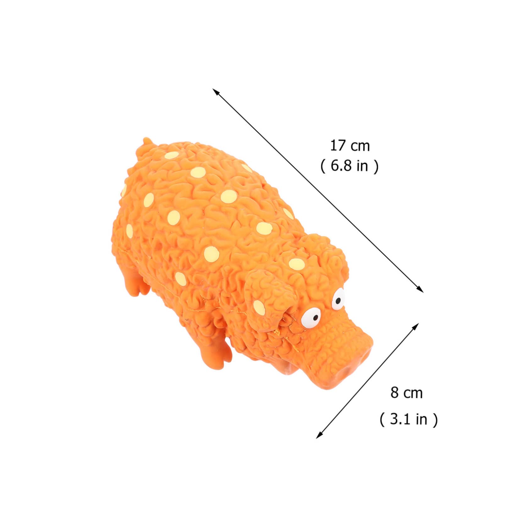 FRCOLOR 4piezas Juguete Chirriante para Perros Set Juguetes De Látex para Masticar para Cachorros y Perros Pequeños Ayuda Limpiar y La Inteligencia