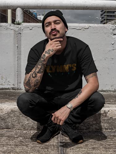 Tron Flynns Arcade Shirt 80s Sci Fi Movies Tshirt 1980s Movie Gifts Tron T Shirt Black4