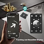 Apple AirTag Wallet & Card Holder 2-Pack - Ultra Thin, Multi-Purpose for Purse, Luggage, Handbag, Backpack (Black) - Image 2