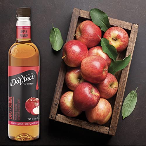 Image of DaVinci Gourmet Classic Apple Syrup, 25.4 Fluid Ounces (Pack of 1)