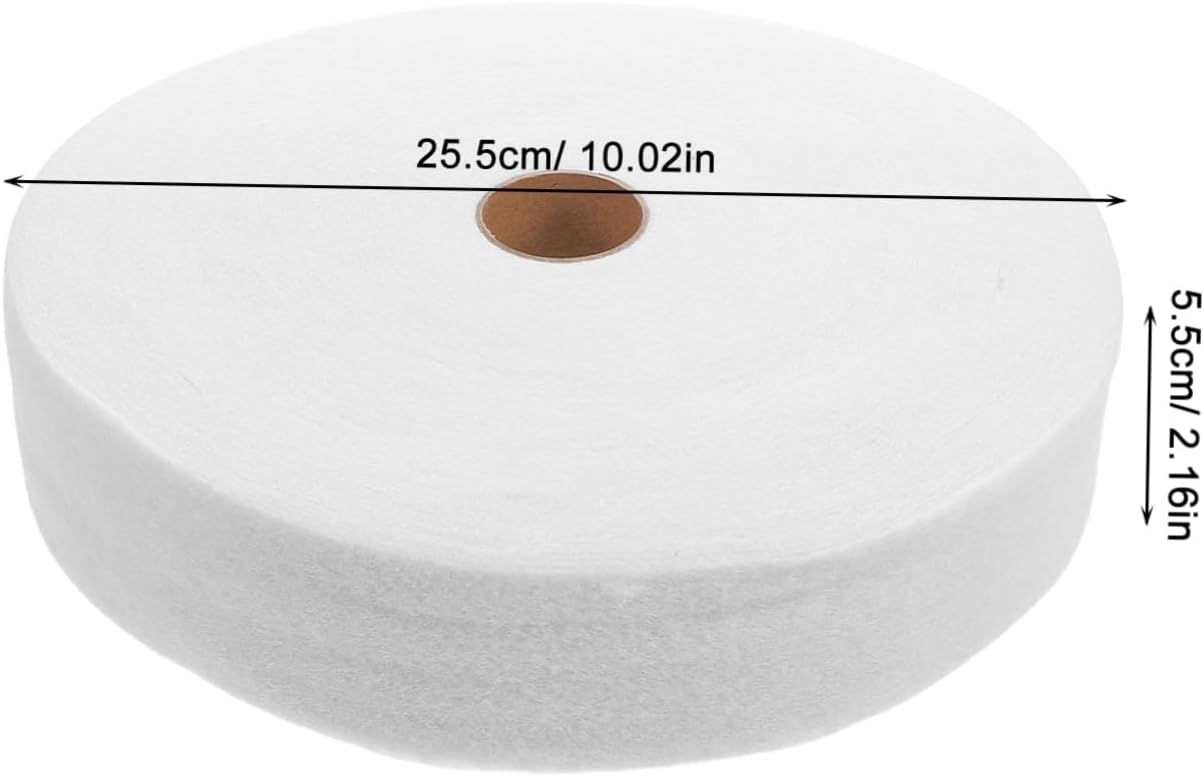 2rolls Warmth-Enhancing Quilt Cotton Batting Roll Handmade Needle Punched for Carpets Purses Quilts Soft Padding