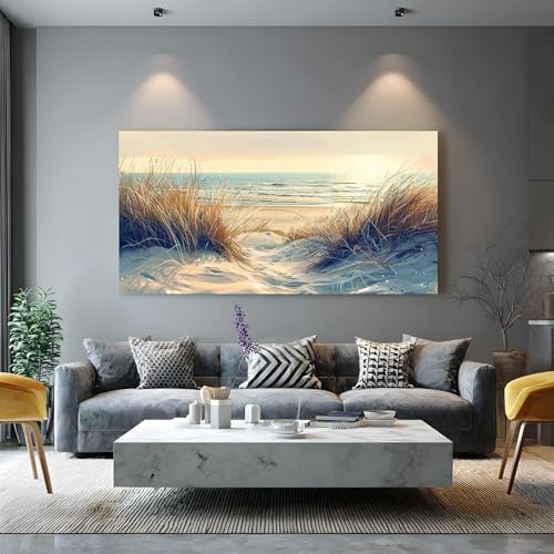Impression sur toile océan vagues tableau décoratif maison chic - 5
