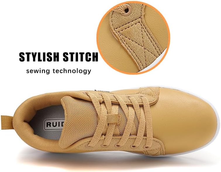 Oude Womens Walking Sneakers Comfy | Platform Shoes for Women Fashion | Stylish Standing All Day Rocker Bottom - Image 6