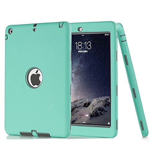 TKOOFN iPad Case [3 in 1] Full Protection Armor Protective Anti-Slip Soft Silicone