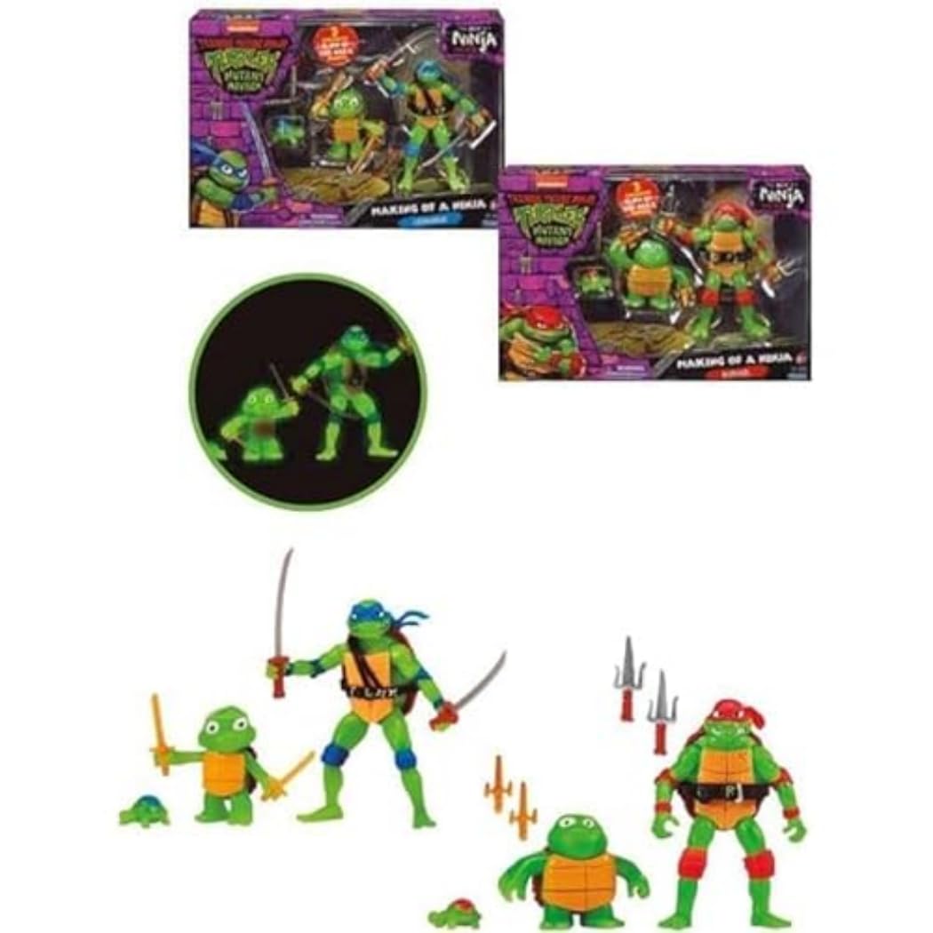 Veicolo Deluxe Tartarughe Ninja ROTMNT Con Figura 12 Cm | Lancia Missili E Collegabile | Giocattolo Per Bambini 4+ Anni