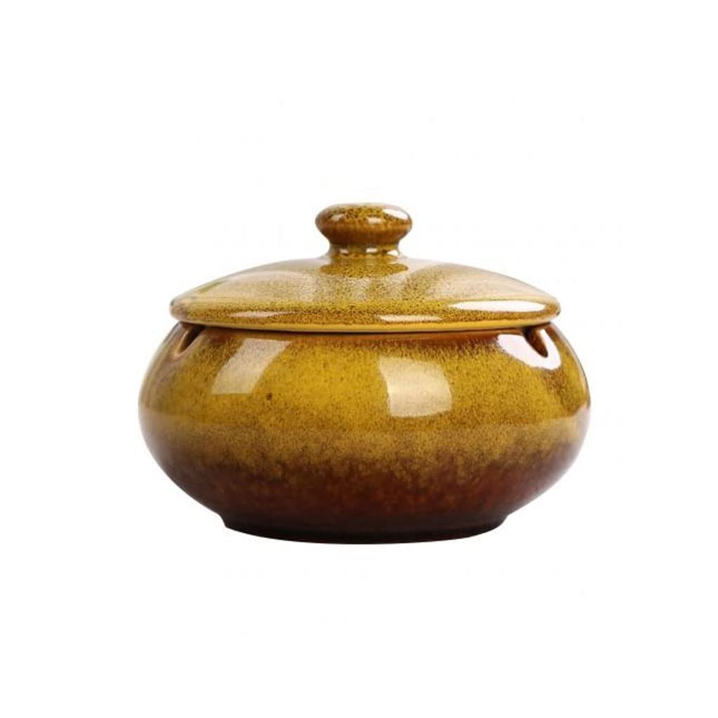 Ashtray Ceramic Round Ash Tray Cigarettes Holder Pot Cigarettes Holder