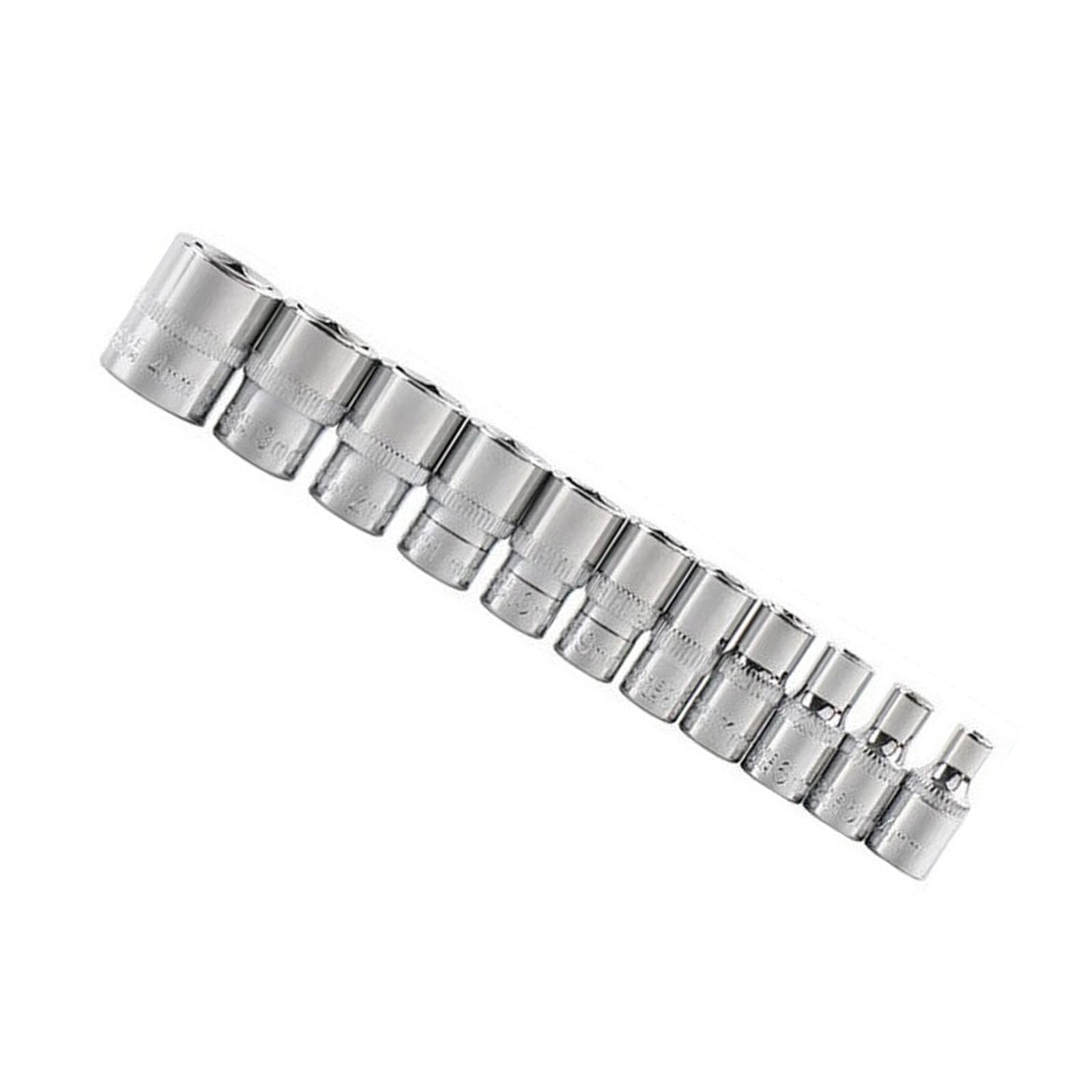 Xjdzineq 11Pcs Socket Adapter Hexagonal Wrench Heads Ratcheting Tool 4-14mm for Driver Wrenches Hexagonal Long Sleeve Wrench Set