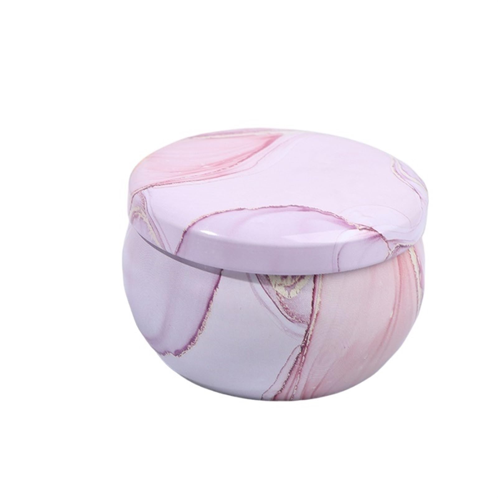CQAHDSEVF Candle Containers, Multicolor Empty Metal Candle Tins for Tea Candy Jewelry(Grey)