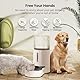 JUNSPOW 9L Trinkbrunnen für Hunde mit Edelstahlschüssel, Keine Elektrizität & Ultra-Silent Automatic Water Dispenser für große Hunde/Multi-Katzen-Haushalt, schwarz