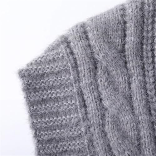 Men Knit Vest Buttons Down Sleeveless Sweater Cardigan V Neck For Casual Business Waistcoat3