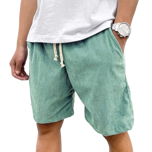 Pantalones cortos de hombre en color verde claro talla Large