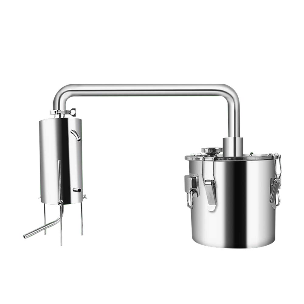 YUEWO 12-50L Small Home Steaming Stainless Steel Wine Brewing Machine Steaming Still Equipment Liquor Machine Horizontal (50L)