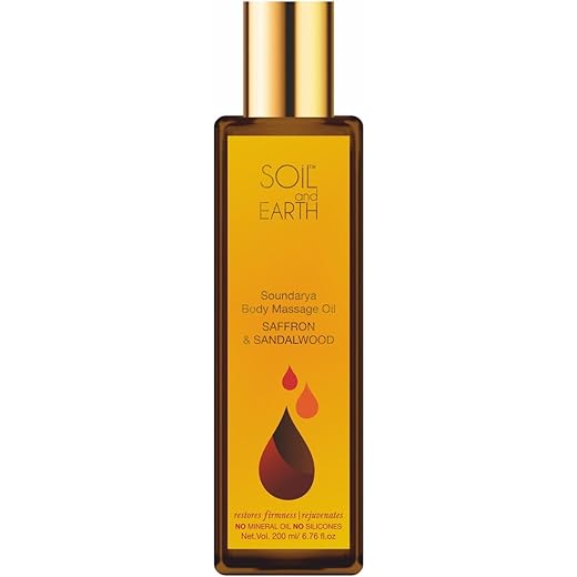 Soil & Earth Saffron Glow Body Oil 200ml 200 ml