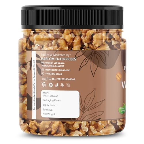 Image of FreshoCartz Dry Fruits Combo | Almonds, Pistachios and Walnut 500g Each | Badam Pista Akhrot Dry Fruits Gift Hamper for Family and Employees - Jar Pack (Dry Fruits Combo, 500g (Pack of 3))