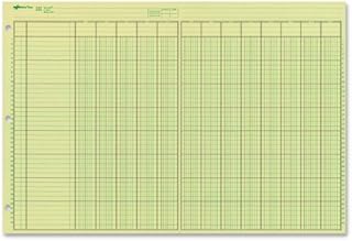 NATIONAL Analysis Pad, 13 Columns, Green Paper, 11 x 16.375
