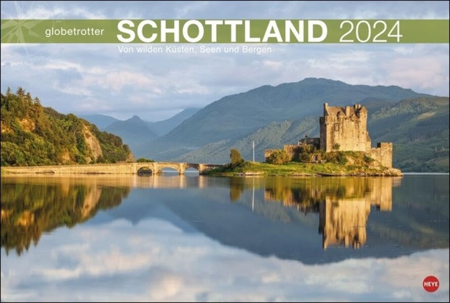Schottland Globetrotter Kalender 2024: Von wilden Küsten, Seen und Bergen, silver