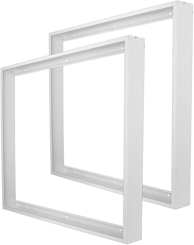 MW Kit de montaje en superficie de 2 x 2 para panel plano LED, marco de techo de aluminio para 24 x 24 x 3.13 pulgadas, bueno para panel iluminado