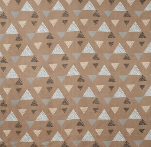 Image of Jashan Super Soft Glace Cotton Fabric 300 TC All Around Elastic Fitted Elegent Design Queen Size Double Bedsheet with 2 Pillow Covers Fits Upto Mattress of 10 Inche,Size-72 x 78 x 10 Inche-Brown