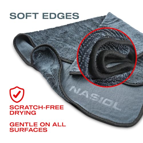 Nasiol Auto Schutz Set Pro-Metalcoat-Clean-GlasshieldWipe-Cabinshine-Nanoseat Protect-MFiber Tuch 2