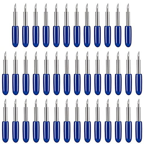 AUTIDEFY 40Pcs Cutting Replacement Blades, 30 Degree 45 Degree 60 Degree Cutting Blades(60 Degree)