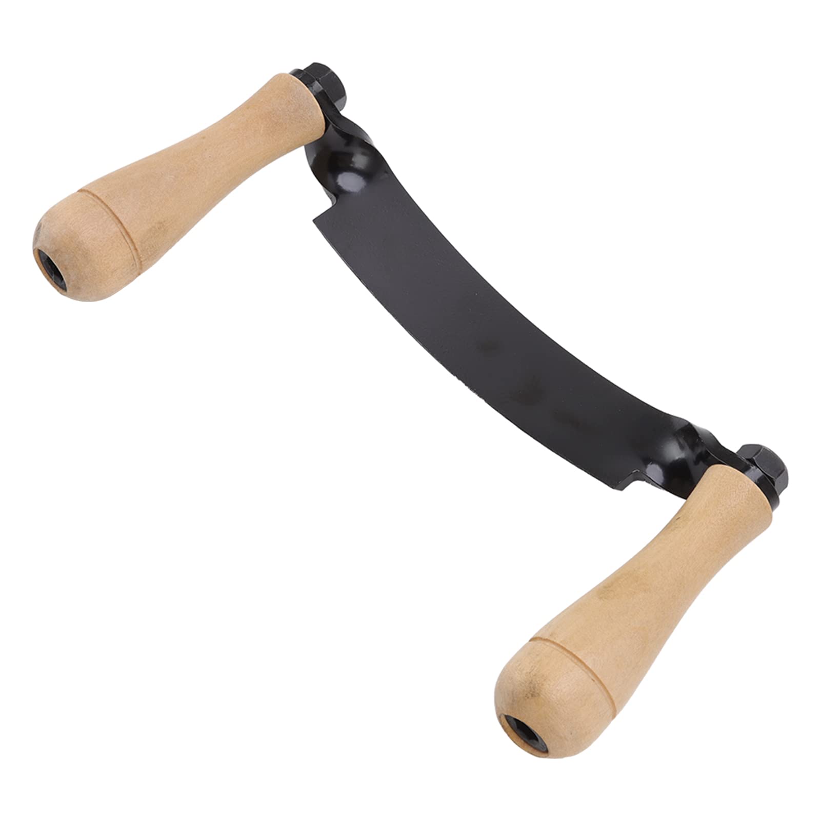 Couteau à écorce Lame En Acier Au Tungstène Manche En Bois Confortable Rasage Précis Haute Netteté Couteau à Tirage Incurvé Pour Charpentiers En Bois Tourneurs Et Sculpteurs Sur(10 pouces)