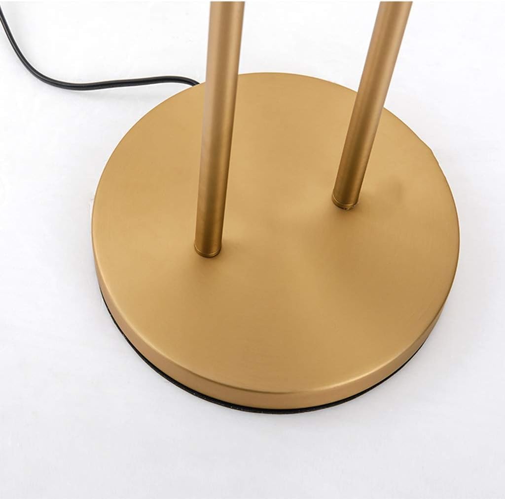 Standing Lamps Nordic Lampa Podłogowa Żelazne Wysokie Lampy Z 2 Szklanymi Abażurami Stojąca Malowany Korpus Wysokim Słupem Podłogowa Salonu