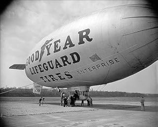 Goodyear Blimp at Washington D.C. Air Port 24x30 Photograph Photo Print