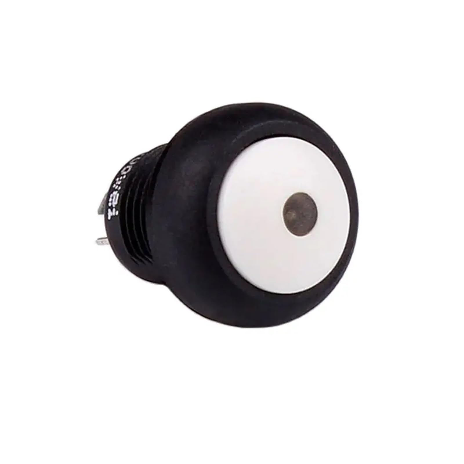 10 Stück 12mm Schalter Selbstrückstellung KEINE Selbstsperre Beleuchtung Rot Schwarz Punkt Led-licht 12mm Schalter Druckschalter Wasserdicht IP67(Green,SELF RESET_LED VOLTAGE 6V)