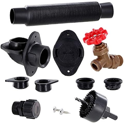 EarthMinded Rain Barrel Plastic Diverter Kit (Pack of 2) Cover