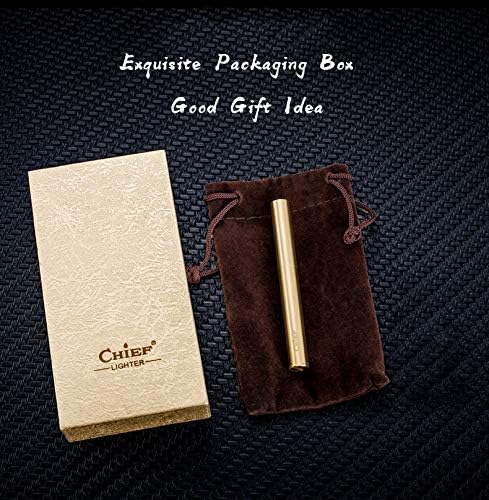 Miniatura 6 de Encendedor de aceite de queroseno de rueda encendedor de latón para regalo de colección de cigarrillos de cigarros