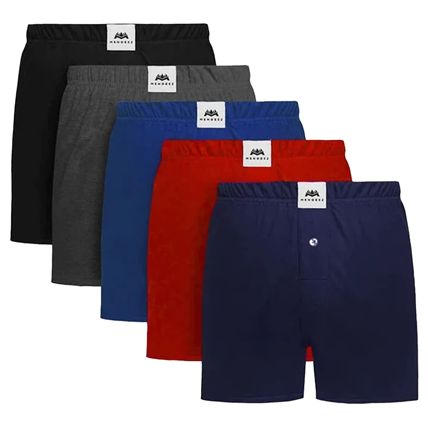 MENDEEZBoxers For Men Made of Premium Cotton, Mens Underwear Boxers - (Pack of 5)