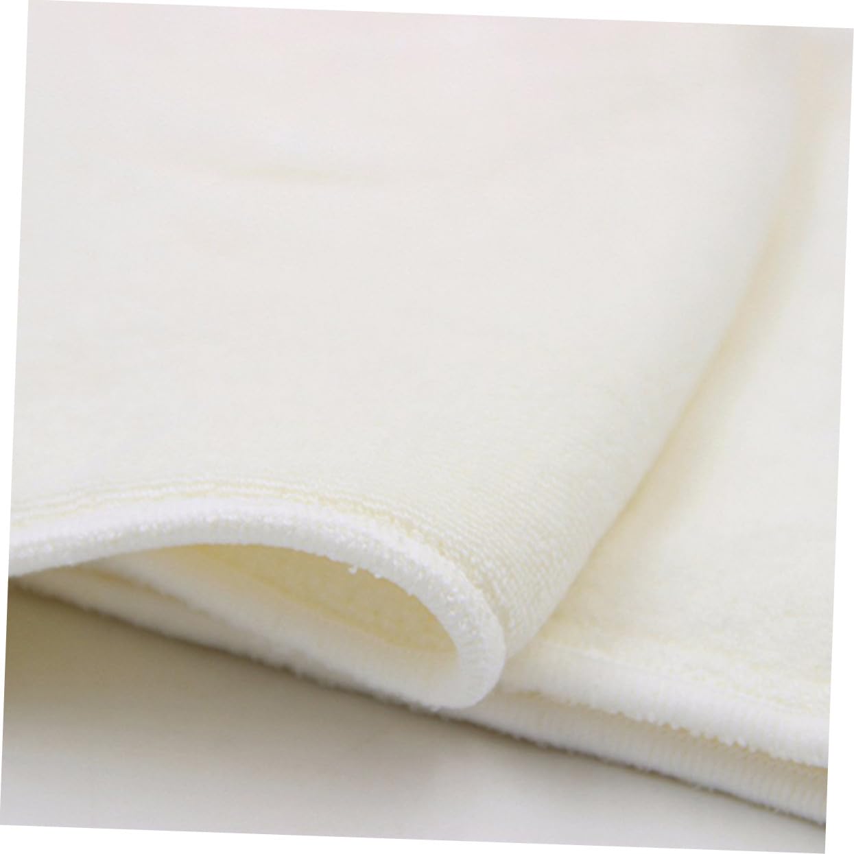 ORFOFE 6 piezas Pañales de Reutilizables para Unidades Insertos Absorbentes Fibra de Bambú Natural Lavables Beige Diseño Cómodo y Transpirable