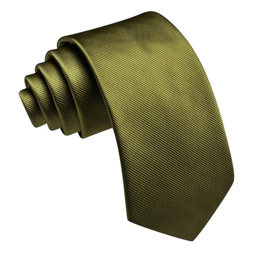 Image of Barry.Wang Silk Men Ties Formal Stripes Necktie and Tie Clip for Wedding Party Business Fashion Classic