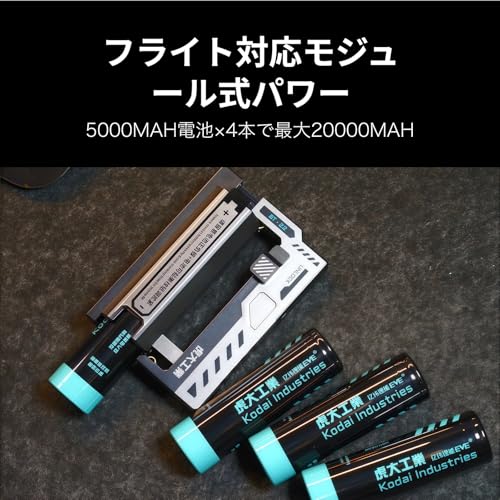 【虎大工業】公式デザイン モバイルバッテリー 乾電池式 スマホ充電器 電池式 防災グッズ/地震/津波緊急用/旅行/出張 急速充電 最大20W出力 着脱式 バッテリー残量表示 21700/20700/18650 充電池に対応 軽量 小型 電池なし/2枚セット/4枚セット 2つカラー付き 持ち運び可能 大容量 多重保護 機内持ち込み可能 iPhone/Android対応 (シルバー, 電池4枚)