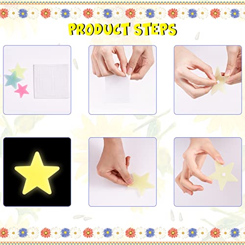 Colorful Glow In The Dark Luminous Stars Fluorescent Noctilucent Plastic Wall Decorations Stickers Mural Decal For Bedroom Kids Girl Baby Room Art Home Ceiling Decor (498 Pieces) #TOP2
