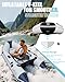 Inflatable Dinghy Boat with Drop-Stitch Floor 10ft Portable Inflatable Boat for 3-4 Adults, Motor Compatible, Heavy-Duty PVC, Ideal for Fishing, Cruising, and Rescue Use