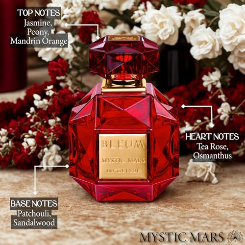 Image of BLEUM Mystic Mars | 100 mL | Unisex Men Women | Long Lasting Floral Perfume Fragrance Scent | EDP Eau De Parfum