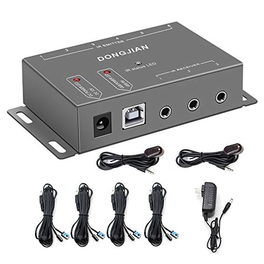 Infrared Remote Control Extender Multi-Zone IR Repeater Kit 2 in 8 Out Support 20khz-60khz