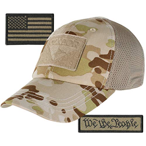 Condor Operator Cap Mesh-Back Bundle - AR-15 & We The People Patches