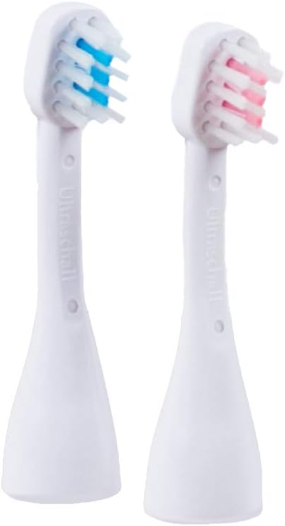 Emmi-dent Platinum 4-Pin Regular Bristle-Head Attachments - Electric Toothbrush Replacement Heads. Cleans with Ultrasound Waves. (Regular 4 Pack)