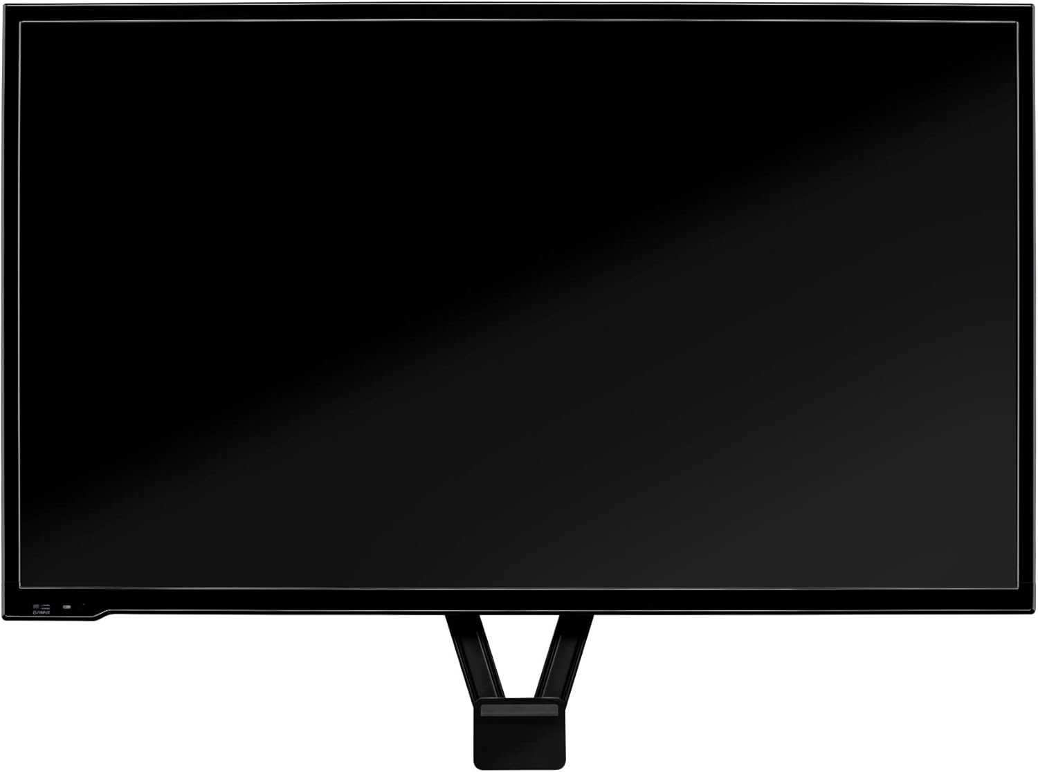 Logitech TV Mount by itself, showing its V-shape and mounting points.