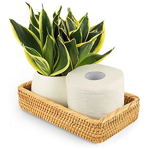 LABACRAFT Rattan Bathroom Organizer Cover