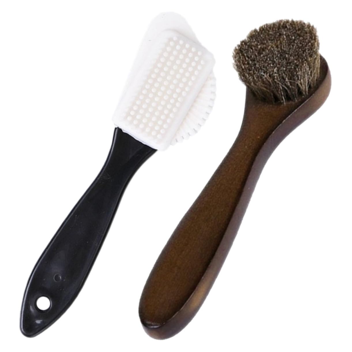 Kit Pulizia Scarpe 3 Pezzi - Spazzola In Crine, Spazzola Lunga E Guanto Lucidante | Per Scarpe E Stivali - Foto 7