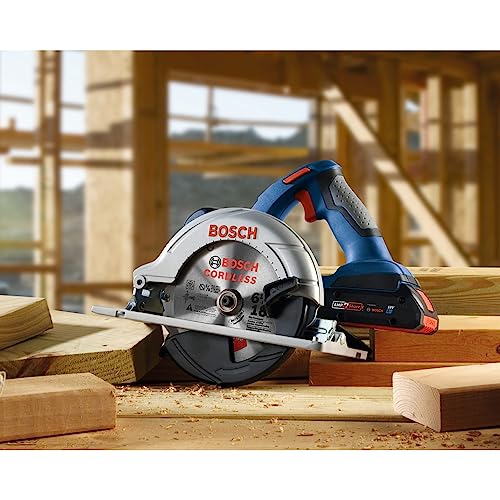 Bosch Ccs180-B15 18V 6-1/2 In. Blade-Left Circular Saw Kit With (1) Core18V 4 Ah Advanced Power Battery #TOP5