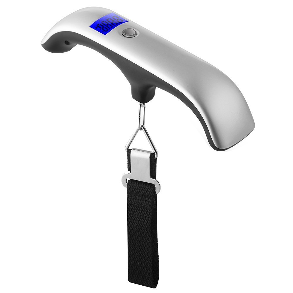 Creative Stainless Steel Electronic Luggage Scale, Mini Electronic Handheld Scale