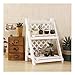 Produktbild Regale&Ablagen Blumenständer,Blumen-Stand-Faltbarer hölzerner Fensterbrett-Lagerregal-Schreibtisch-dekorativer Rahmen Mini Plant Stand (Farbe : Weiß)