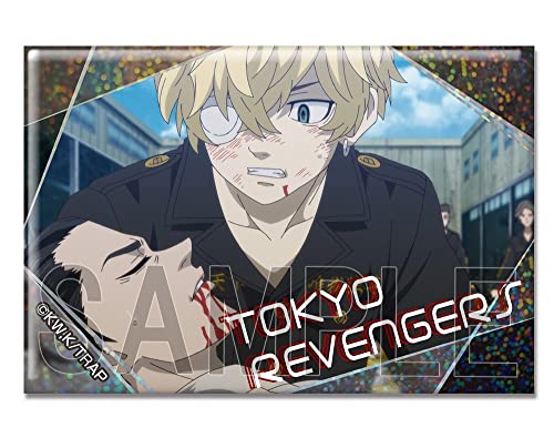 東京リベンジャーズ ホログラム 缶バッジ Ver.2 場地圭介 & 松野千冬 B HBAN-T003-m39